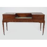 GEORGE III MAHOGANY AND INLAID SPINETTE