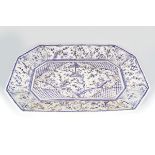 LARGE PORTUGUESE BLUE AND WHITE PLATTER