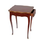 KINGWOOD PARQUETRY AND MARQUETRY OCCASIONAL TABLE