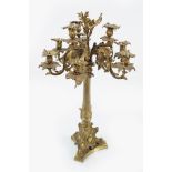 LARGE 19TH-CENTURY ORMOLU ROCOCO CANDELABRA