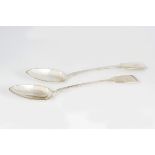 PAIR OF BASTING SPOONS