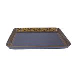 LARGE REGENCY PERIOD PAPIER MACHE SERVING TRAY