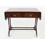 REGENCY STYLE MAHOGANY SOFA TABLE