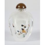 CHINESE GLASS SNUFF BOTTLE