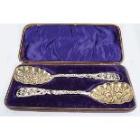CASED GILDED BERRY SPOONS