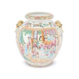 19TH-CENTURY CHINESE FAMILLE ROSE VASE