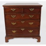 IRISH 18TH-CENTURY MAHOGANY CHEST