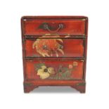 19TH CENTURY JAPANESE LACQUERED JEWELLERY CHEST