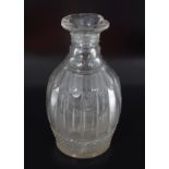 18TH-CENTURY IRISH CRYSTAL DECANTER