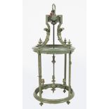 LARGE 19TH-CENTURY BRASS HALL LANTERN