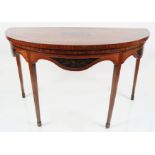 GEORGE III PERIOD SATINWOOD PIER TABLE