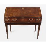 GEORGE III MAHOGANY WRITING BUREAU