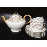 TWENTY-THREE PIECE LIMOGES CHINA TEA SET