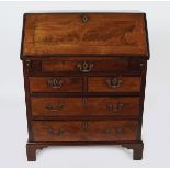 IRISH 18TH-CENTURY MAHOGANY WRITING BUREAU