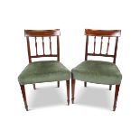 SET OF EIGHT NINETEENTH-CENTURY DINING CHAIRS