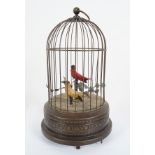 BIRD CAGE AUTOMATION MUSIC BOX