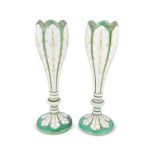 PAIR OF 19TH-CENTURY BOHEMIAN GLASS