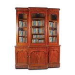 LARGE 19TH-CENTURY MAHOGANY BOOKCASE