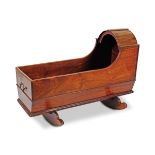 GEORGE III PERIOD MAHOGANY CRADLE