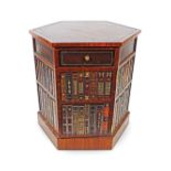 EDWARDIAN LIBRARY PEDESTAL CABINET