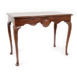 IRISH 18TH-CENTURY PERIOD MAHOGANY SIDE TABLE