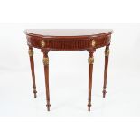 HEPPLEWHITE STYLE MAHOGANY SIDE TABLE