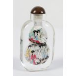 CHINESE GLASS SNUFF BOTTLE