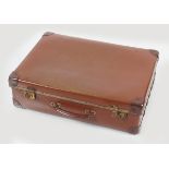 VINTAGE LEATHER SUITCASE