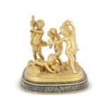 19TH-CENTURY ORMOLU SCULPTURE GROUP