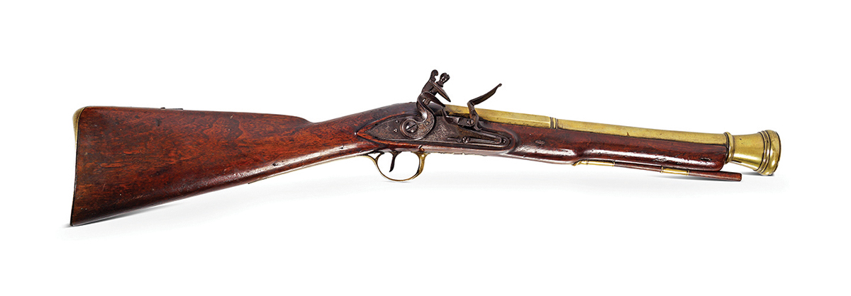 IRISH 18TH-CENTURY BLUNDERBUSS