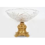 CRYSTAL CUT GLASS CENTREPIECE