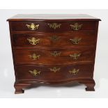 GEORGE III MAHOGANY CHEST, CIRCA 1780