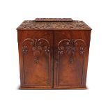 19TH-CENTURY WALNUT COLLECTORS CABINET