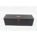 METAL MILITARY UNIFORM TRUNK