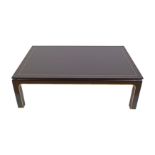 LARGE ORIENTAL LACQUERED COFFEE TABLE