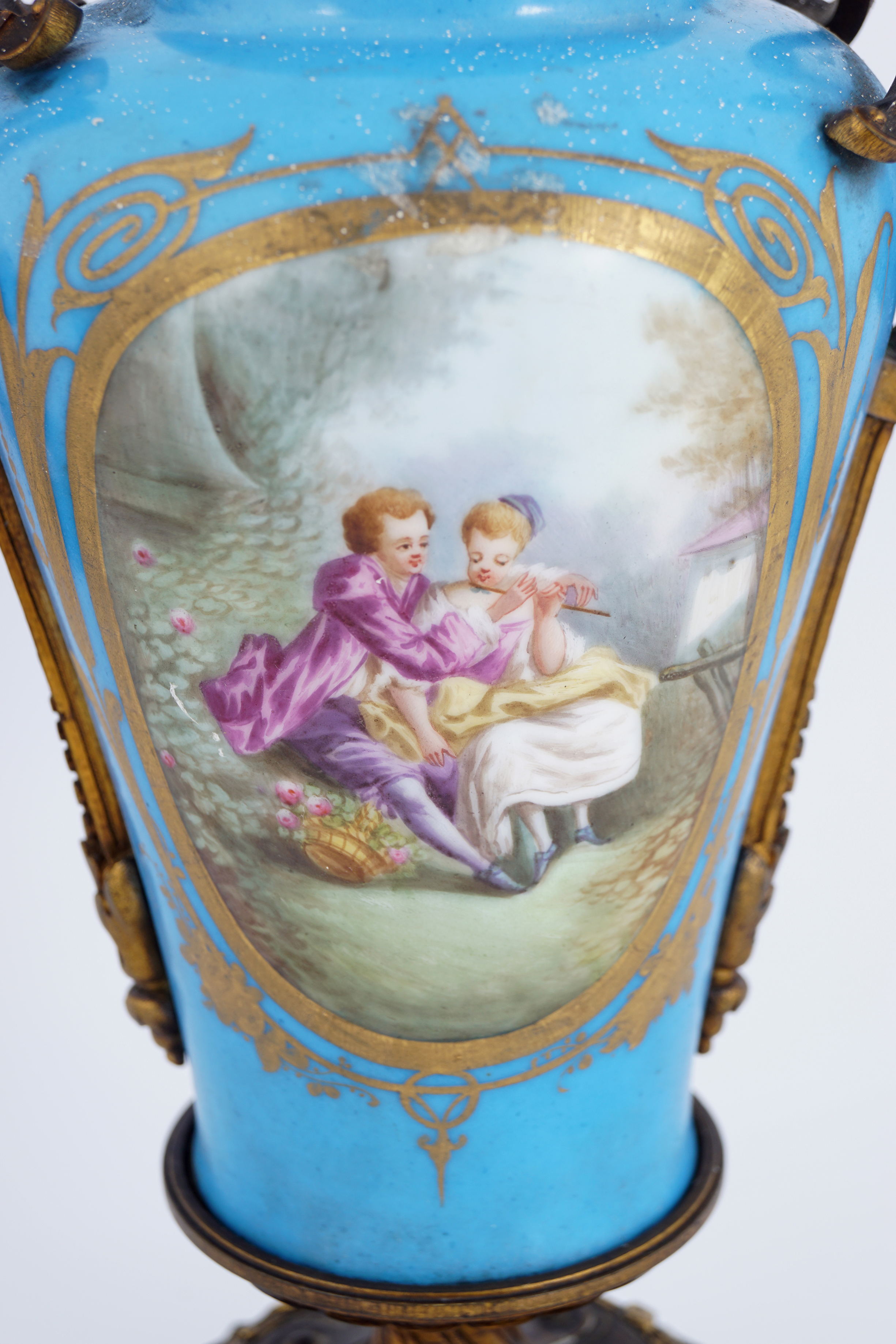 19TH-CENTURY ORMOLU MOUNTED SEVRES VASE - Image 2 of 3