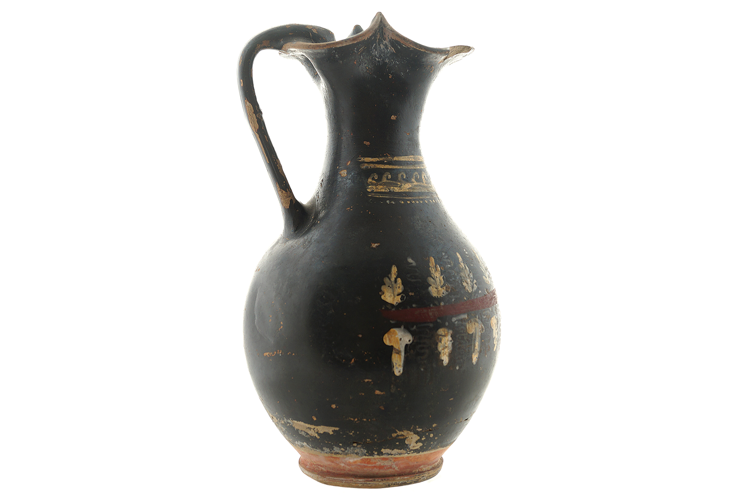 EARLY GREEK POTTERY EWER, CIRCA 500 B.C.