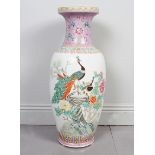 EARLY 20TH-CENTURY CHINESE POLYCHROME VASE