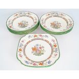 ELEVEN COPELAND SPODE PLATES