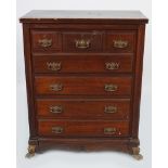 19TH-CENTURY MAHOGANY CHEST