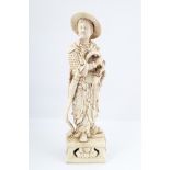 CHINESE BLANC DE CHINE FIGURE