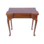 GEORGE II PERIOD WALNUT GAMES TABLE