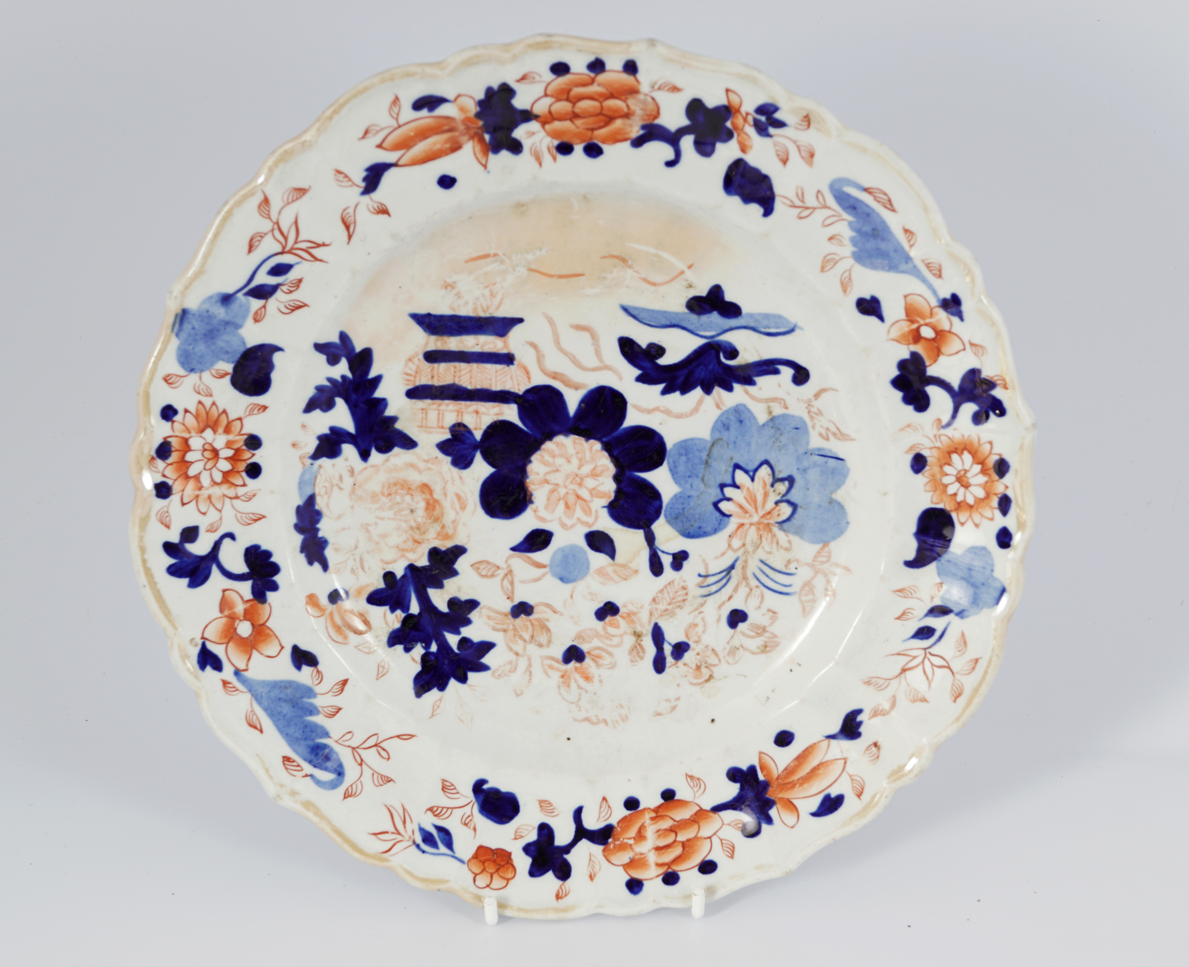 19TH-CENTURY MASON'S IRONSTONE PLATE