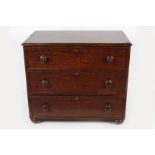 REGENCY PERIOD MAHOGANY CHEST