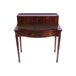 EDWARDIAN PERIOD MAHOGANY WRITING TABLE