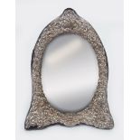 19TH-CENTURY SILVER FRAMED VANITY MIRROR