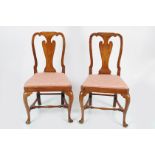 PAIR OF GEORGE I PERIOD WALNUT CHAIRS