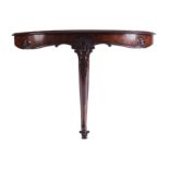 19TH-CENTURY ROSEWOOD CONSOLE TABLE