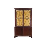 EDWARDIAN PERIOD DISPLAY CABINET