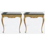 PAIR OF 19TH-CENTURY CONSOLE TABLES